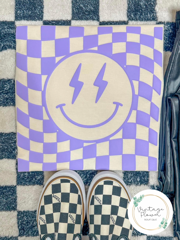 Smiley Bolt | Checkered