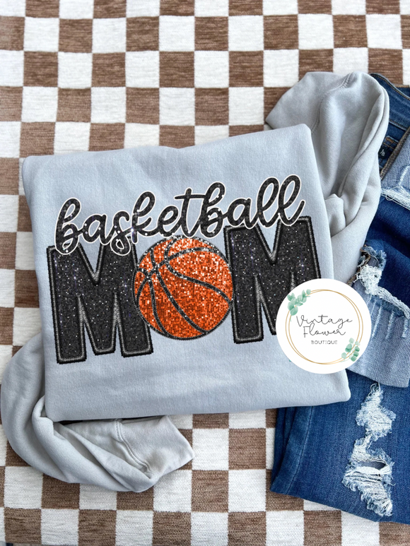 Sports Mom | Faux Glitter